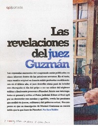 Las Revelaciones del juez Guzmán.