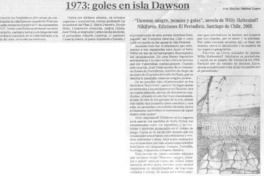 1973: goles en isla Dawson