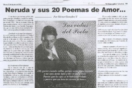 Neruda y sus 20 poemas de amor...