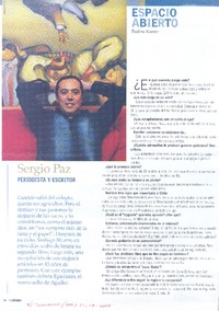 Sergio Paz periodista y escritor (entrevistas)