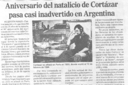 Aniversario del natalicio de Cortázar pasa casi inadvertido en Argentina