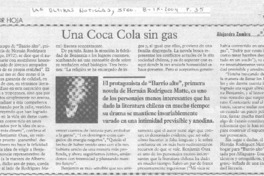 Una Coca Cola sin gas