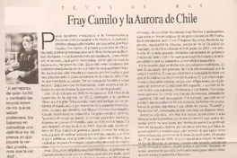 Fray Camilo y la Aurora de Chile
