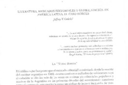Literatura, mercados editoriales y globalización en América Latina. El caso Borges