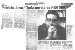 Paricio Jara: Toda novela es HISTORICA