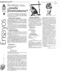 Rodrigo Lira, ¿poeta posmoderno?