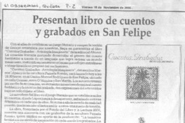 Presentan libro de cuentos y grabados en San Felipe