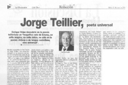 Jorge Teillier, poeta universal