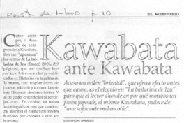 Kawabata ante Kawabata