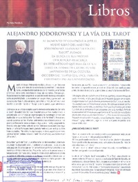 Alejandro Jodorowsky y la vía del tarot