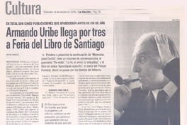 En total son cinco publicaciones que aparecerán antes de fin de año : Armando Uribe llega por tres a Feria del Libro de Santiago