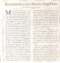 Recordando a don Ramón Angel Jara