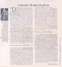 Gabriela : 60 años de gloria
