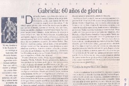 Gabriela : 60 años de gloria