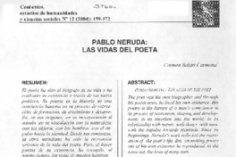 Pablo Neruda : las vidas del poeta