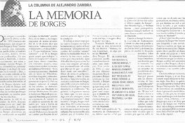 La memoria de Borges