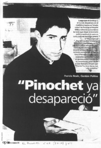 "Pinochet ya desapareció" (entrevista)