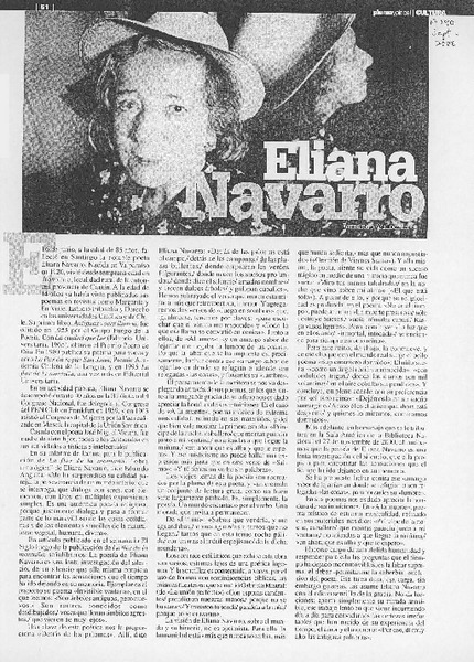 Eliana Navarro.