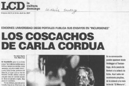 Los coscachos de Carla Cordua