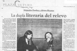 Alejandro Zambra y Alvaro Bisama: La dupla literaria del relevo (entrevista)