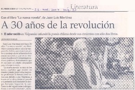 A 30 años de la revolucion
