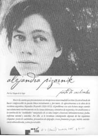 Alejandra Pizarnik poeta de cachimbos