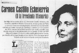 Carmen Castillo Echeverría (o la irredenta memoria) (entrevista)