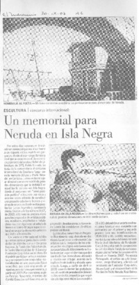 Un memorial para Neruda en Isla Negra