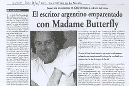 El escritor argentino emparentado con Madame Butterfly