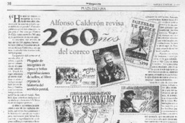 Alfonso Calderón revisa 260 años del correo