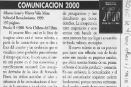 Comunicación 2000  [artículo] Gloria Guerra