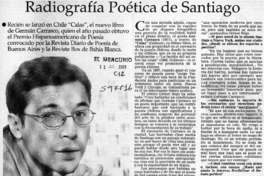 Radiografía poética de Santiago  [artículo] Elizabeth Neira