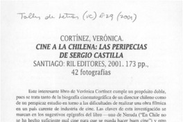Cine a la chilena, las peripecias de Sergio Castilla  [artículo] Roberto Ignacio Díaz
