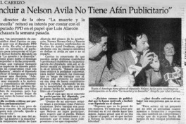 "Incluir a Nelson Ávila no tiene afán publicitario"  [artículo]