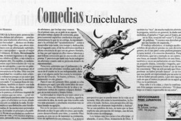 Comedias unicelulares  [artículo] Mauricio Herrera