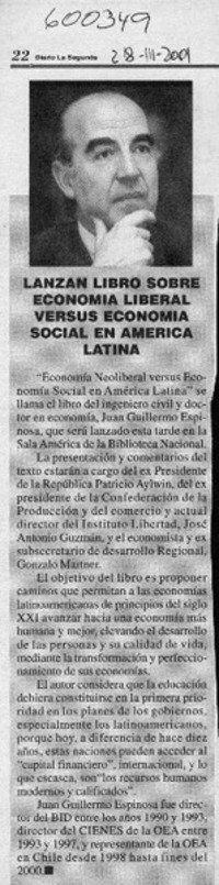 Lanzan libro sobre Economía liberal versus economía social en América latina