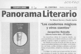 Panorama literario  [artículo] Claudio Aguilar <y> Manuel Herrera