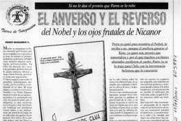 El anverso y el reverso del Nobel y los ojos frutales de Nicanor  [artículo] Pedro Marambio Vásquez