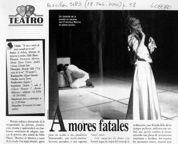 Amores fatales  [artículo] Italo Passalacqua C.