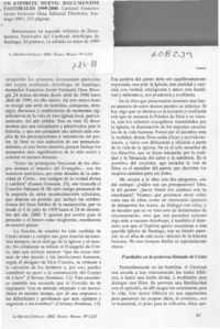 Un espíritu nuevo, documentos pastorales 1999-2000  [artículo] Andrés Arteaga Manieu