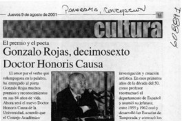 Gonzalo Rojas, decimosexto Doctor Honoris Causa  [artículo]