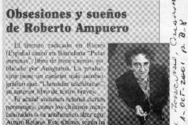 Obsesiones y sueños de Roberto Ampuero  [artículo]