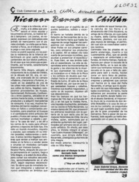 Nicanor Parra en Chillán  [artículo] Juan Gabriel Araya