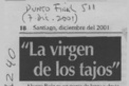 "La virgen de los tajos"  [artículo] Ramón Díaz Eterovic