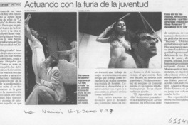 Actuando con la furia de la juventud  [artículo] Rigoberto Carvajal