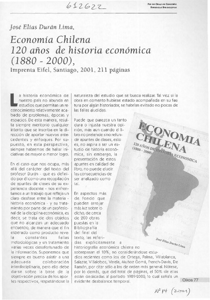 Economía Chilena  [artículo]