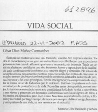 César Díaz-Muñoz Cormatches  [artículo] Marcelo Cibie Paolinelli