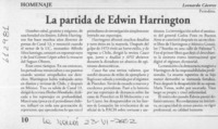 La partida Edwin Harrington  [artículo] Leonardo Cáceres