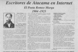 Escritores de Atacama en Internet  [artículo]