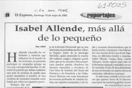 Isabel Allende, más allá de lo pequeño  [artículo] HNV